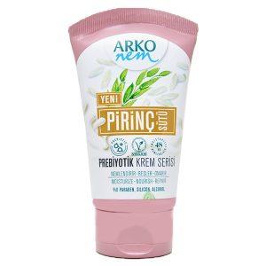 Ú©Ø±Ù… Ù…Ø±Ø·ÙˆØ¨ Ú©Ù†Ù†Ø¯Ù‡ Ø´ÛŒØ± Ø¨Ø±Ù†Ø¬ Ø¢Ø±Ú©Ùˆ Arko Nem Rice Hand Cream 60Ml