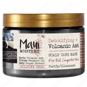Ù…Ø§Ø³Ú© Ø§Ø³Ú©Ø±Ø§Ø¨ Ú©Ù Ø³Ø± Ù…Ø§Ø¦ÙˆÛŒ Maui Scalp Care Mask Detoxifying + Vocanic Ash 340g