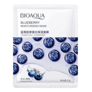 Ù…Ø§Ø³Ú© ÙˆØ±Ù‚Ù‡ Ø§ÛŒ Ø¨Ù„ÙˆØ¨Ø±ÛŒ Ø¨ÛŒÙˆØ¢Ú©ÙˆØ§ Bioaqua Blueberry Moisturing Facial Mask
