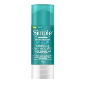 Ø§Ø³ØªÛŒÚ© Ù¾Ø§Ú©Ø³Ø§Ø²ÛŒ Ù¾ÙˆØ³Øª Ú†Ø±Ø¨ Ø­Ø§ÙˆÛŒ Ø²ØºØ§Ù„ Ùˆ Ú†ÙˆØ¨ Ø¨Ø§Ù…Ø¨Ùˆ Ø³ÛŒÙ…Ù¾Ù„ Simple Charcoal Cleansing Stick